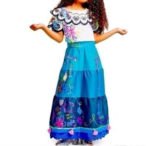 Disney Encanto Mirabel Costume Kids 9/10 Multicolor Artsy Halloween Party